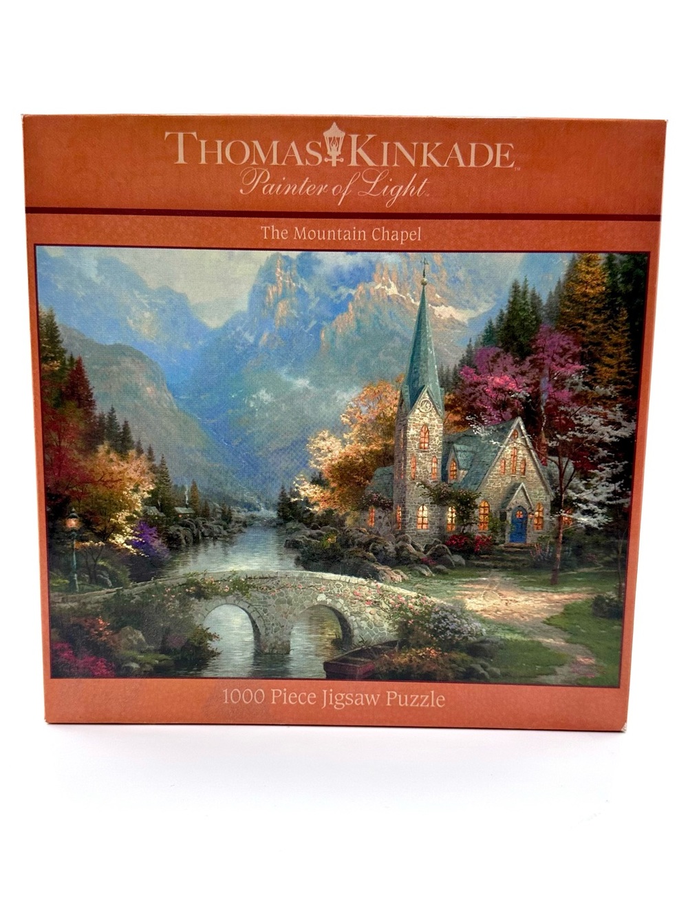 NIB Thomas Kinkade The Mountain Chapel 1000 Piece Jigsaw Puzzle Ceaco Sealed